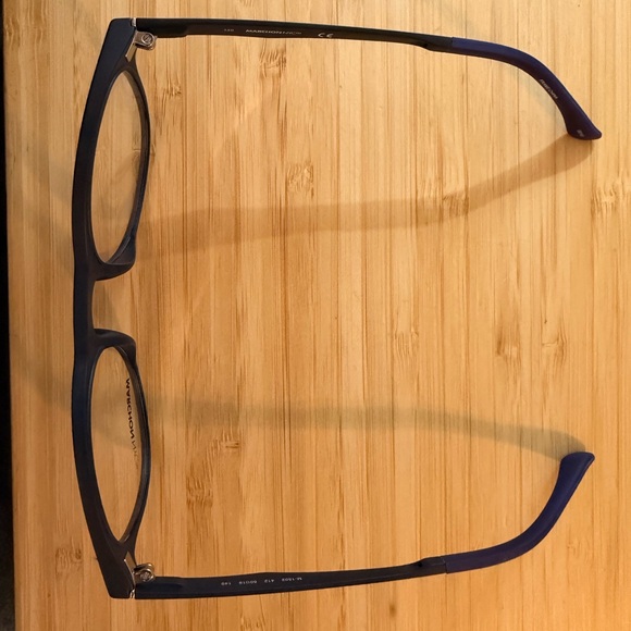 Women’s Marchon NYC Eyeglasses frame M 1502 Matte Navy Horn - Picture 5 of 7